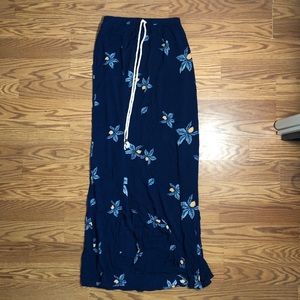 Mossimo womens blue long skirt size xs